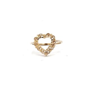 Estate Gold Heart Ring