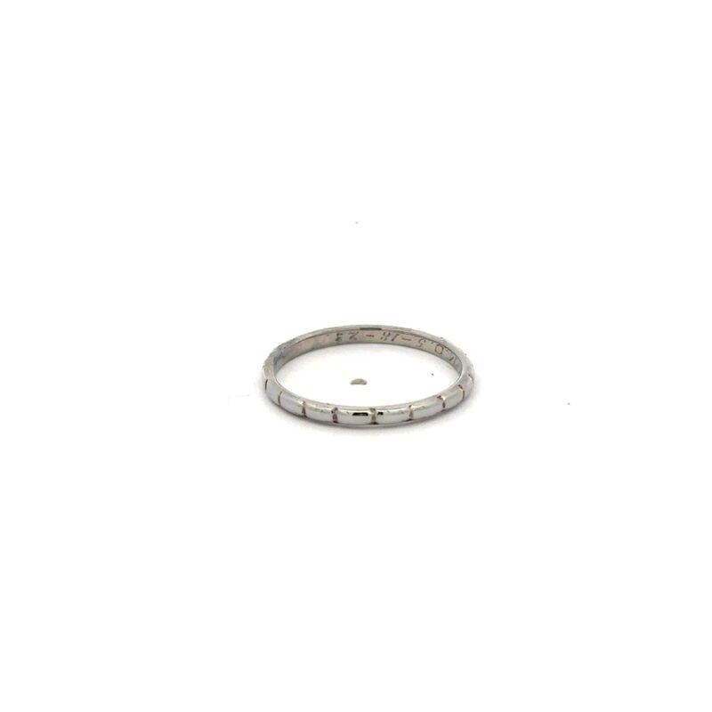 Estate White Gold Ring - Image 4