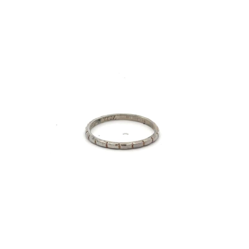 Estate White Gold Ring - Image 3