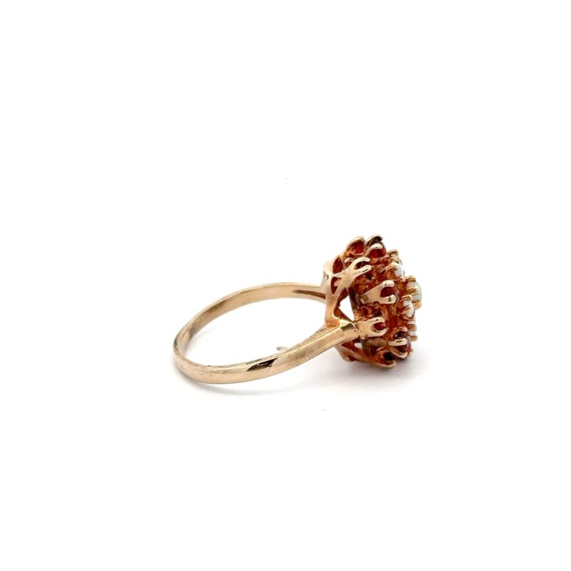 Estate Opal & Ruby Ring - Image 4