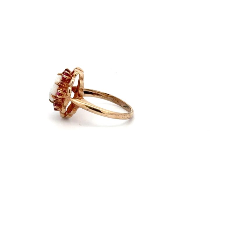 Estate Ruby & Opal Ring - Image 3