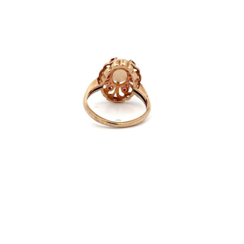 Estate Ruby & Opal Ring - Image 2