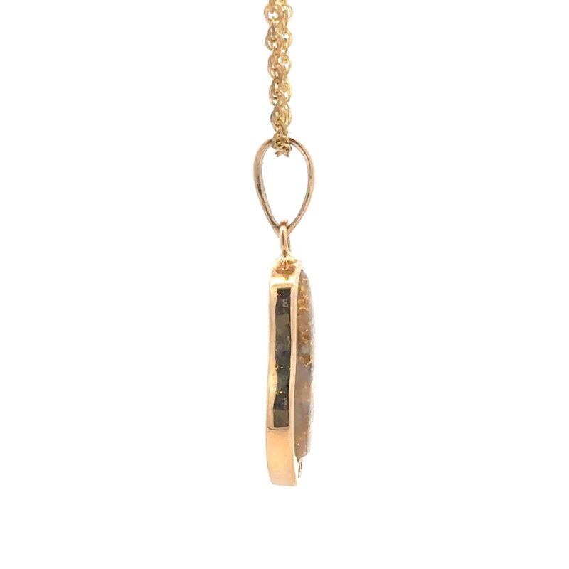 Diamond & Quartz Pendant - Image 2