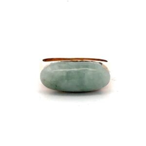 Estate 18K Jade Ring