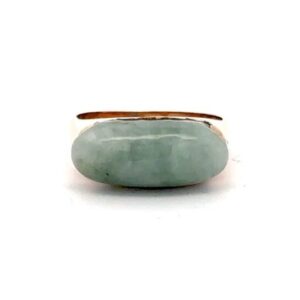 Estate 18K & Jade Ring