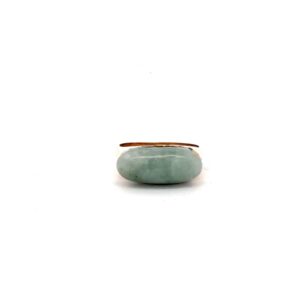 Estate 18K Jade Ring