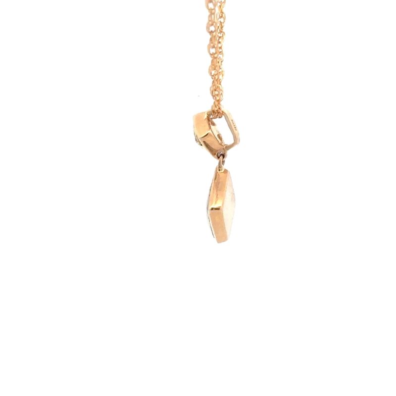 Nugget & Gold Quartz Pendant P33446-GN - Image 3