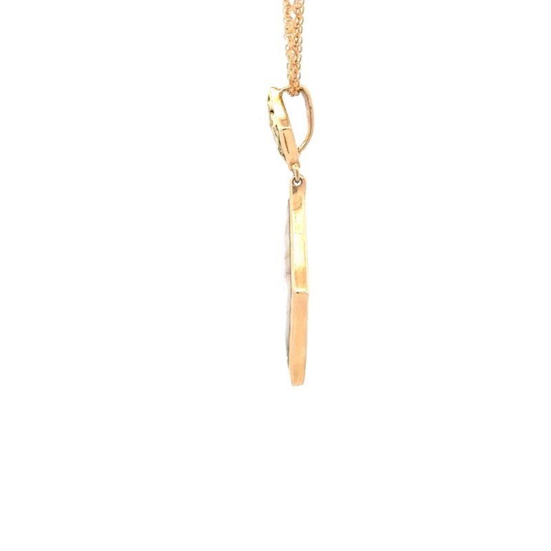Nugget & Gold Quartz Pedant P3307-GQ - Image 4