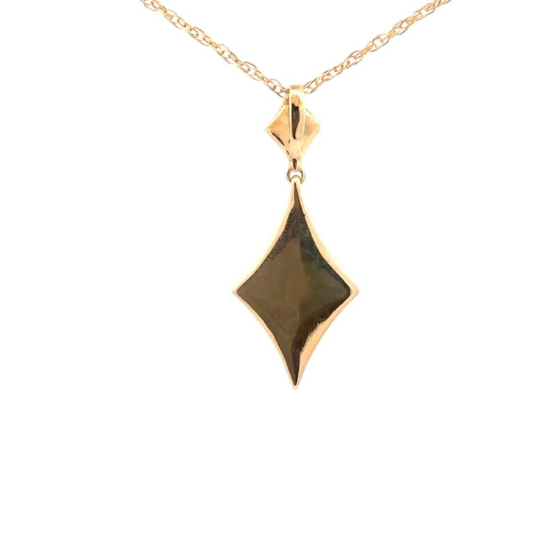 Nugget & Gold Quartz Pedant P3307-GQ - Image 3