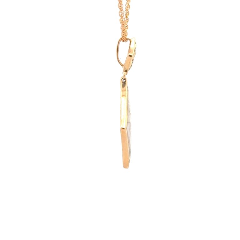 Nugget & Gold Quartz Pedant P3307-GQ - Image 2