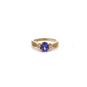 Estate Gold & Tanzanite Ring