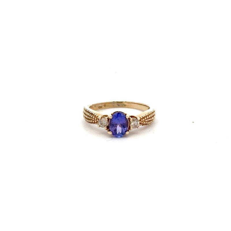 Estate Gold & Tanzanite Ring