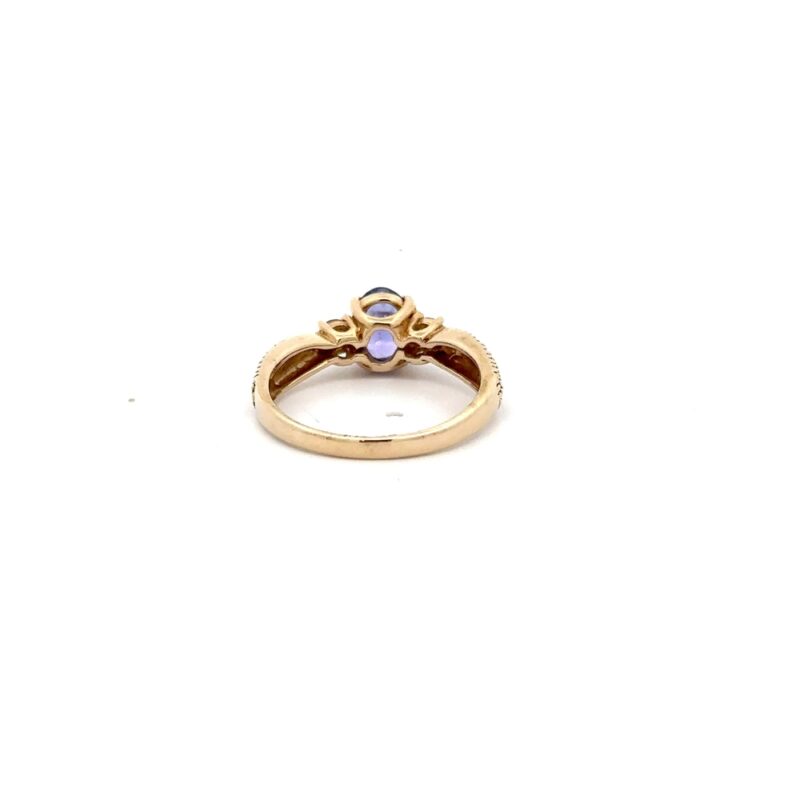 Estate Gold & Tanzanite Ring - Image 4