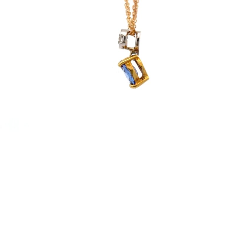 Estate Tanzanite Pendant - Image 3