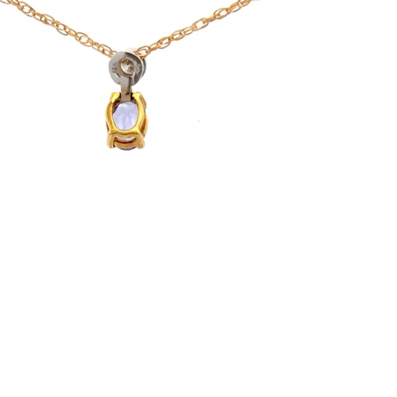 Estate Tanzanite Pendant - Image 4