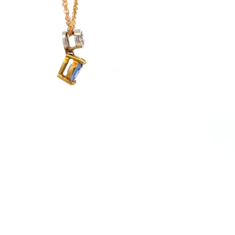 Estate Tanzanite Pendant - Image 2