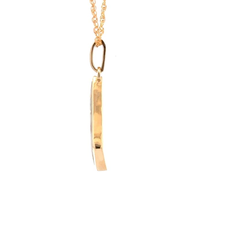 Gold Quartz Pendent P2834-GQ - Image 3
