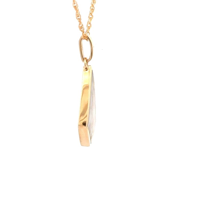 Gold Quartz Pendent P2834-GQ - Image 4
