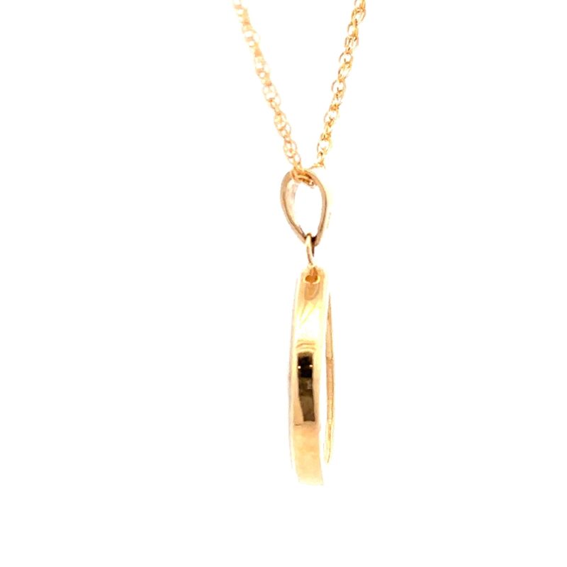 14K Quartz Pendant P3327-GQ - Image 4