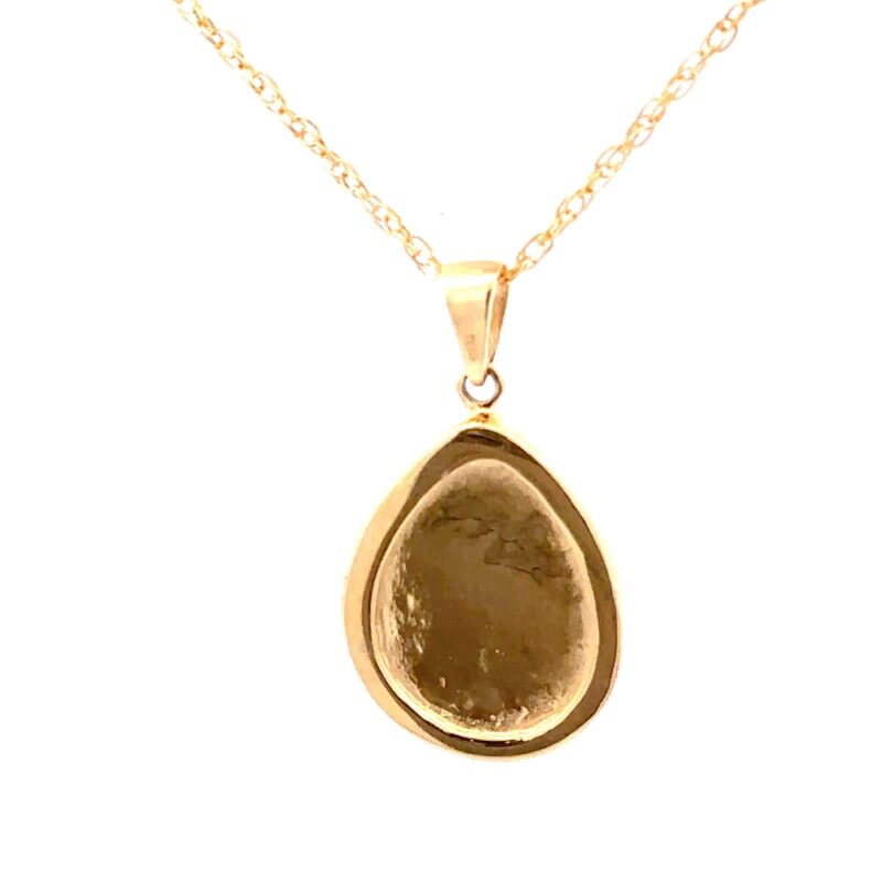 14K Quartz Pendant P3327-GQ - Image 3
