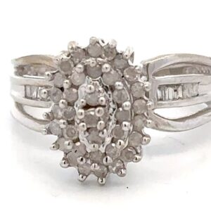 Estate Diamond Cluster Ring