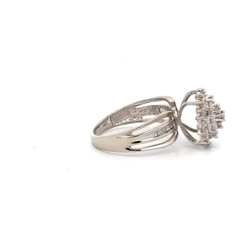 Estate Diamond Cluster Ring - Image 2