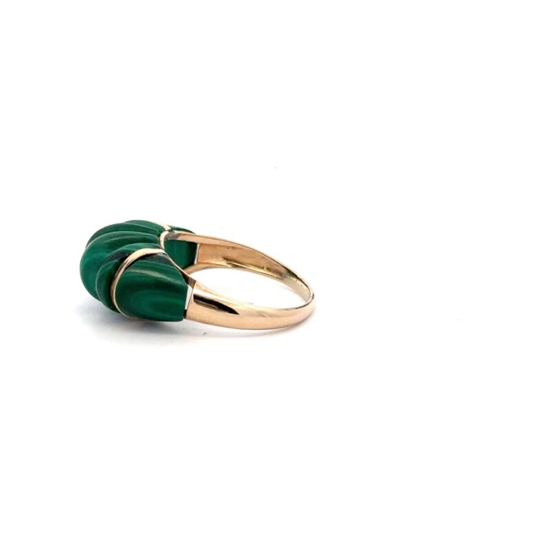 Estate Malachite Ring - Image 4