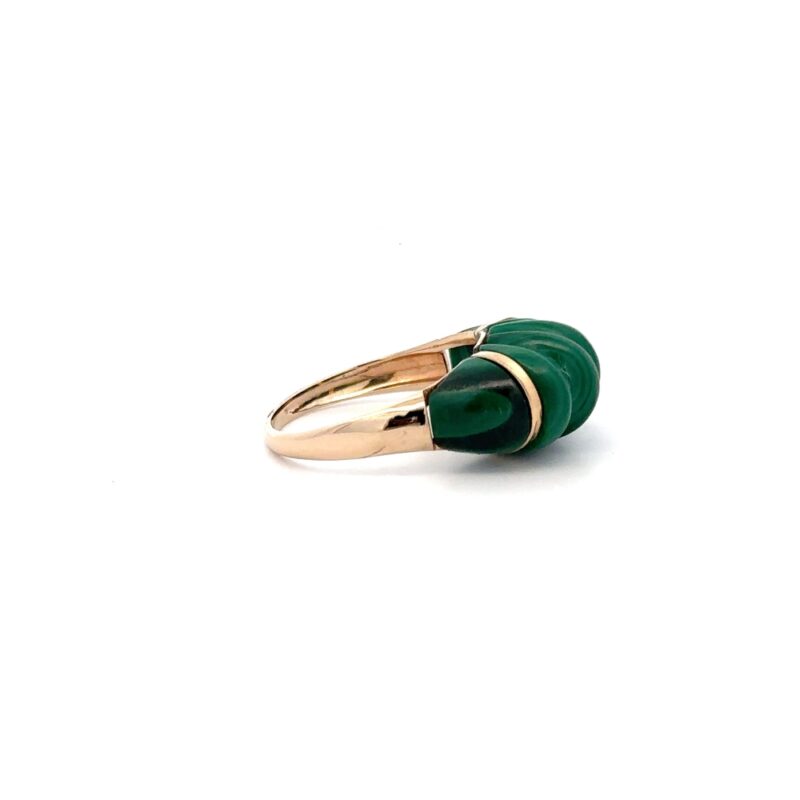 Estate Malachite Ring - Image 2