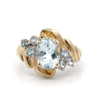 Estate Aquamarine Ring