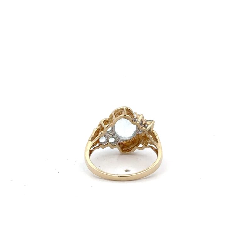 Estate Aquamarine Ring - Image 4