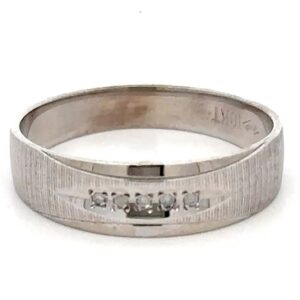 Estate White Gold & Diamond Ring