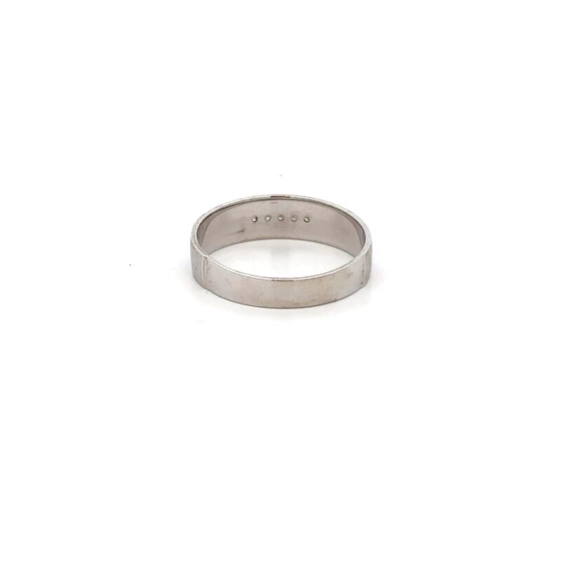 Estate White Gold & Diamond Ring - Image 4