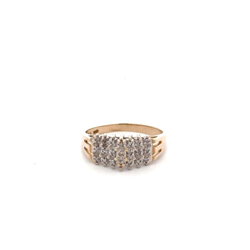 Estate Diamond Cluster Ring