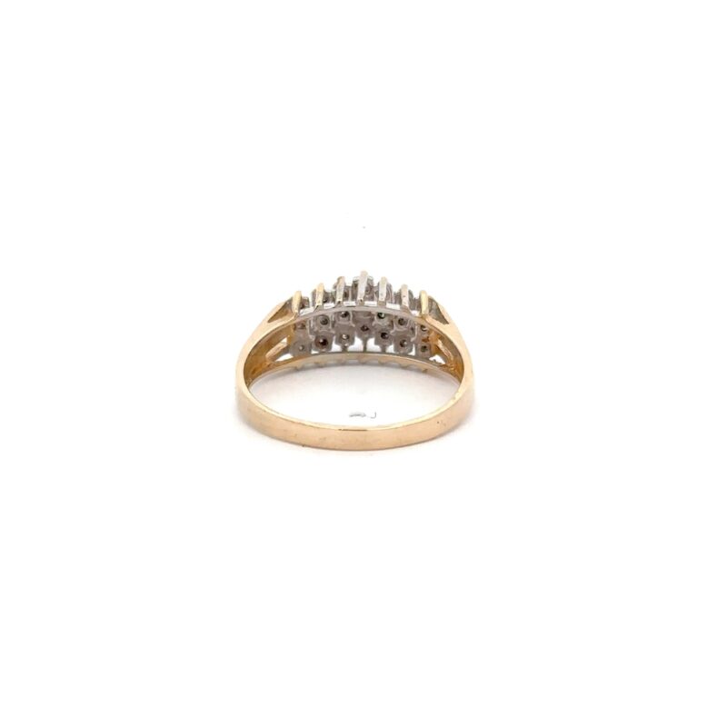 Estate Diamond Cluster Ring - Image 3