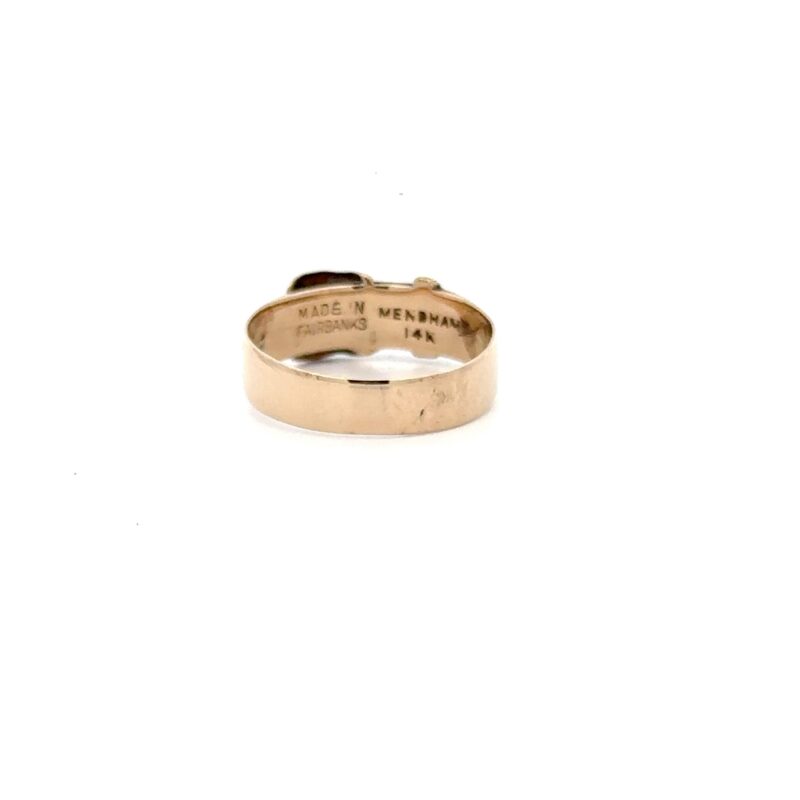Estate Gold Belt Ring - Image 3