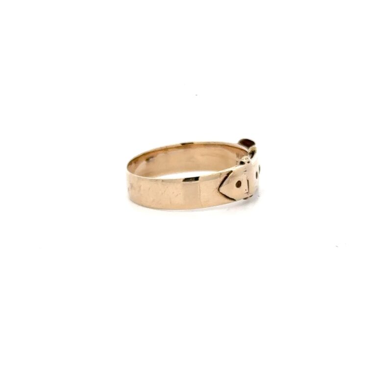 Estate Gold Belt Ring - Image 2