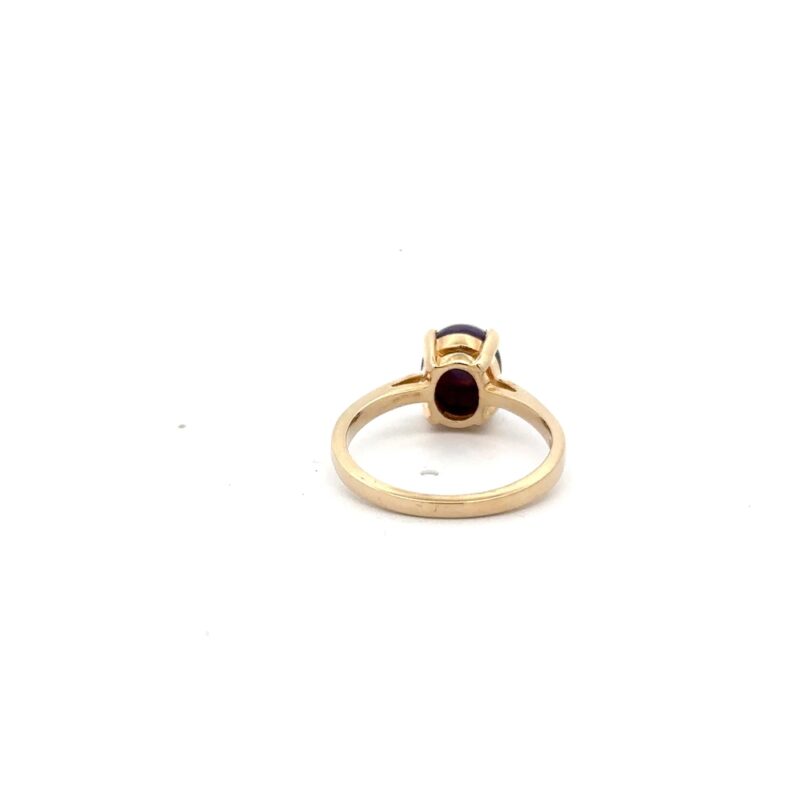 Estate Ladies Synthetic Star Sapphire Ring - Image 4