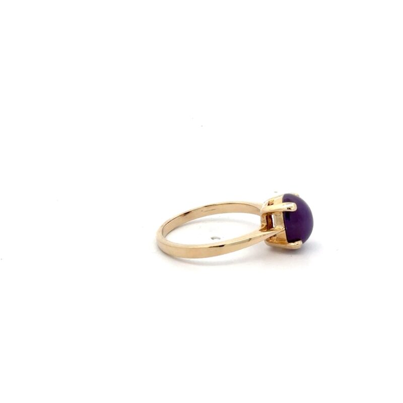 Estate Ladies Synthetic Star Sapphire Ring - Image 2