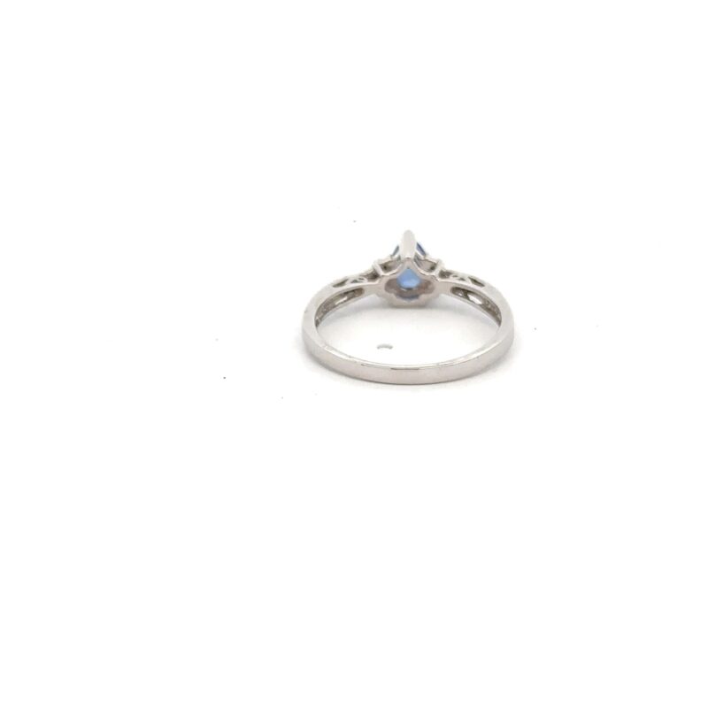 Estate Ladies Blue Sapphire Ring - Image 2