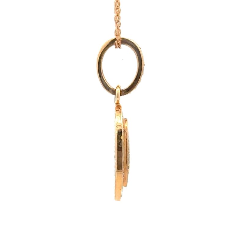 Oval Gold Quartz & Diamond PN1049DQX - Image 4