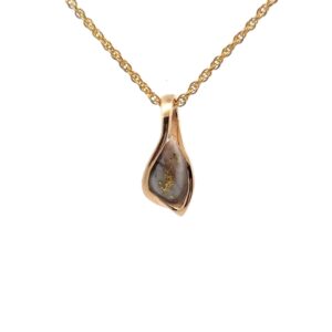 Gold Quartz Pendant PN601QX