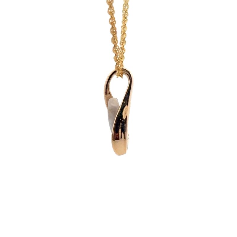 Gold Quartz Pendant PN601QX - Image 2