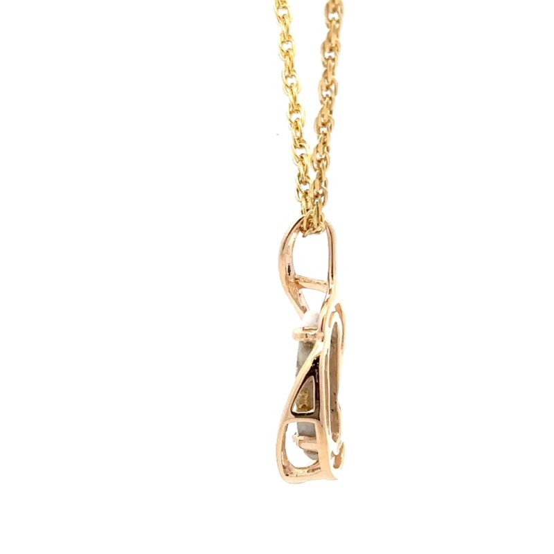 Gold Quartz Pendant PN784QX - Image 4