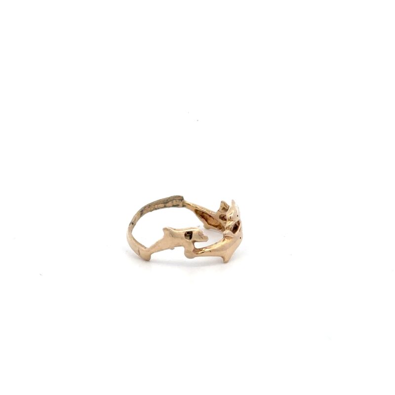 Estate Dolphin Ring - Image 2