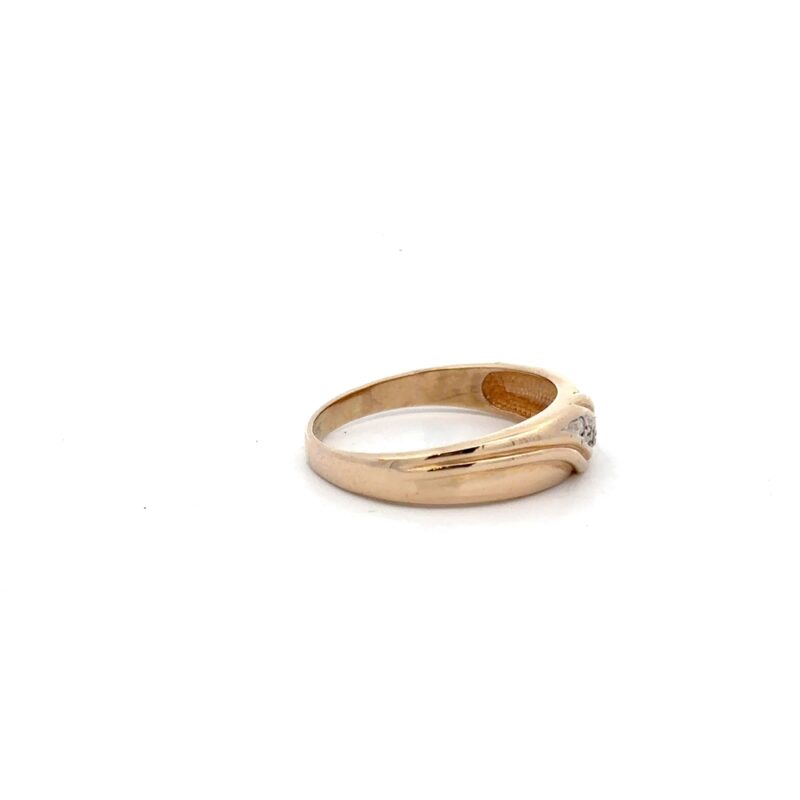 Estate Gold & Diamond Ring - Image 2