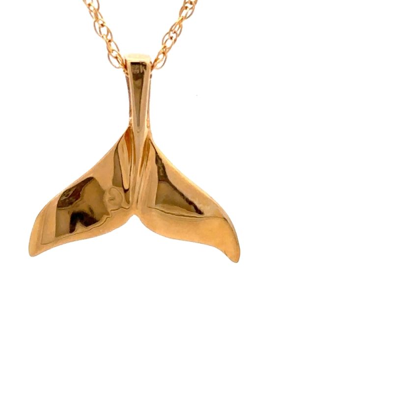 Gold Nugget & Gold Quartz Whale Tail FF614G2NG - Image 3
