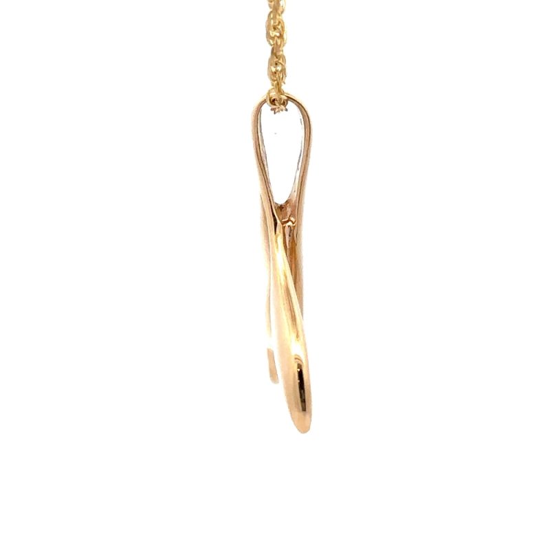Inlaid Gold Quarz Whale Tail FF561G2 - Image 4