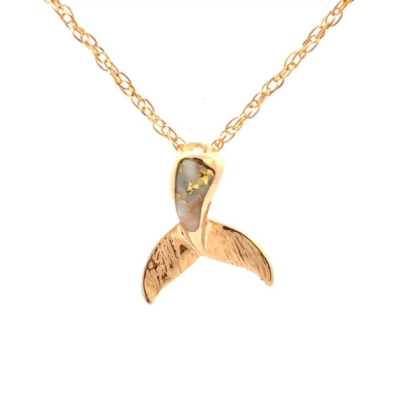 Gold Quartz Mermaid Tail P1740-GQ