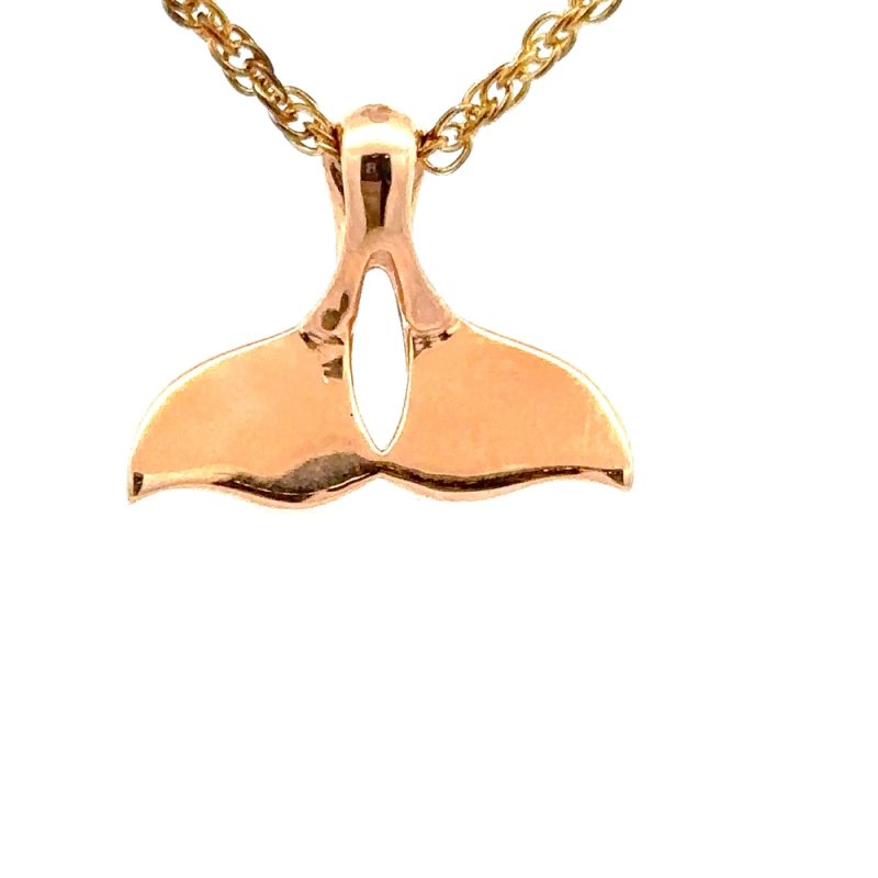Gold Nugget & Quartz Whale Tail PWT23NQR - Image 3