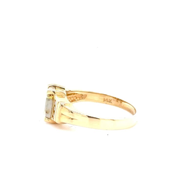 Ladies Gold Quartz Ring RL755D9Q - Image 4